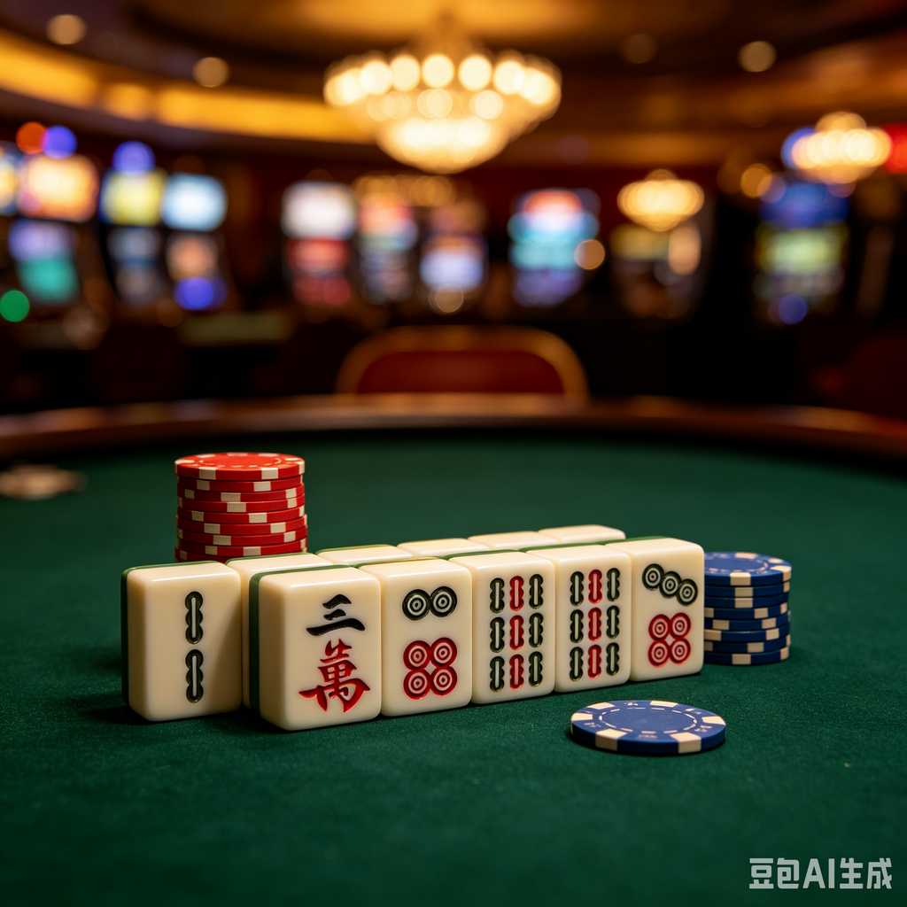 retro vintage mahjong set