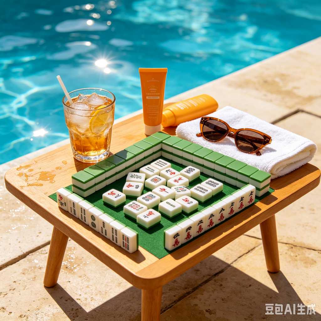 small portable mahjong set