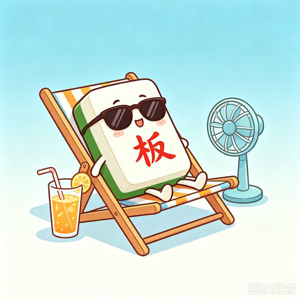 smooth print surface mahjong tiles