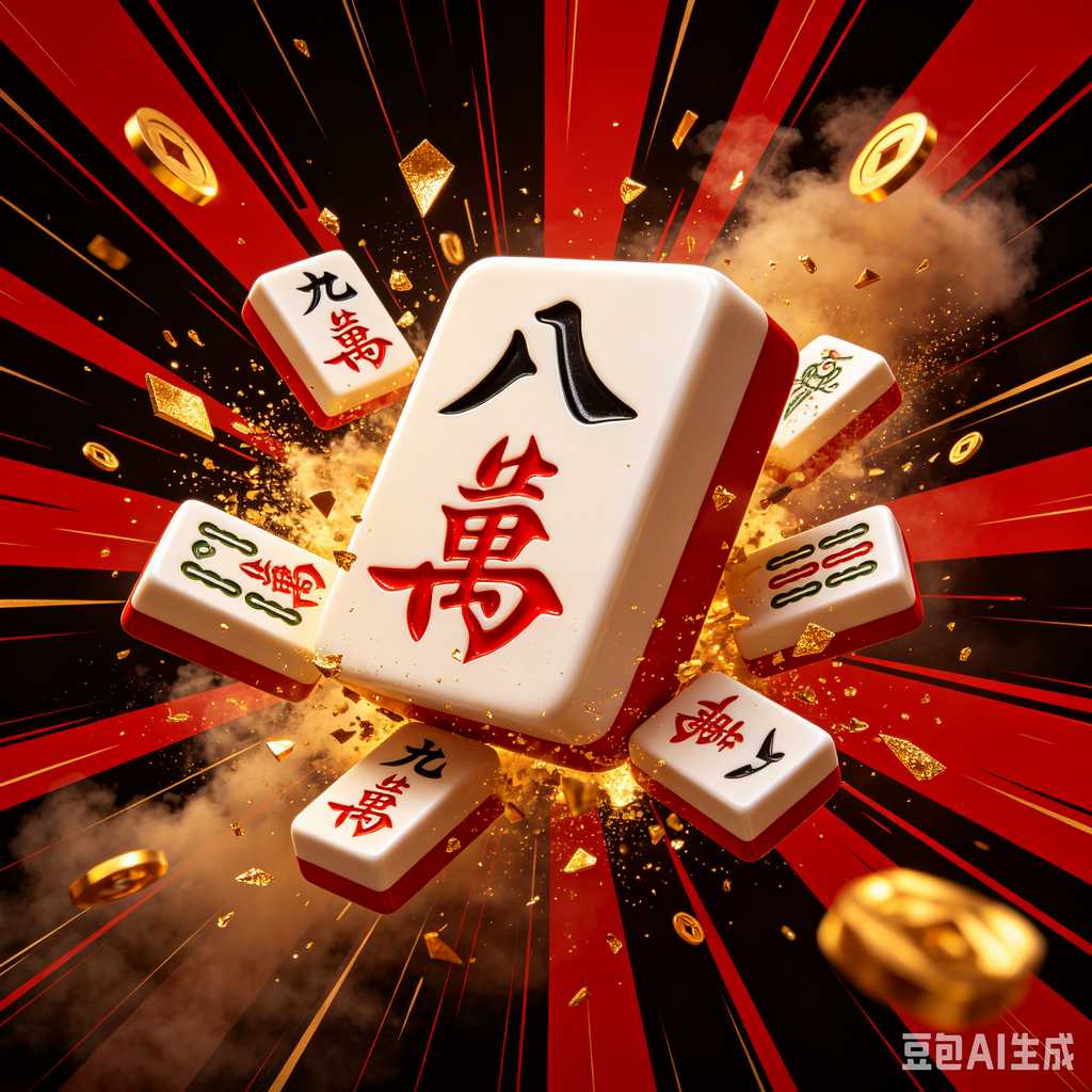 printed logo mahjong set